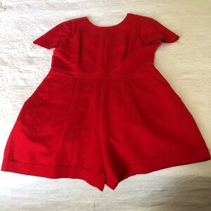 Banana Republic red romper